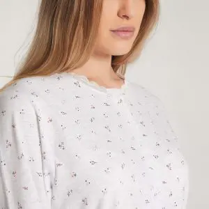 camisón manga larga de mujer