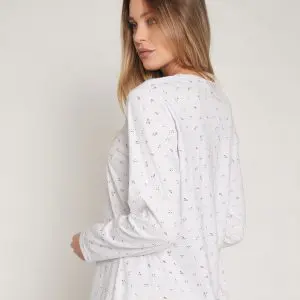 camisón manga larga de mujer