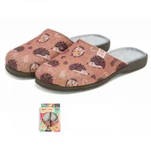 Zapatillas de casa de fieltro eco reciclado para mujer