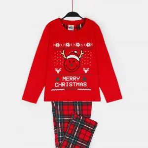Pijama familiar navideño para niña