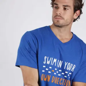 Pijama de hombre de verano de manga corta y pantalón corto de hombre. Pijamas Admas