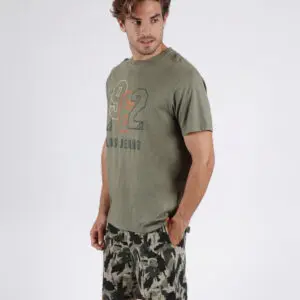 Pijama de manga corta y pantalón corto camuflaje de hombre Lois