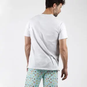 Pijama familiar de verano estampado de hombre de verano de la marca Mr. Wonderful