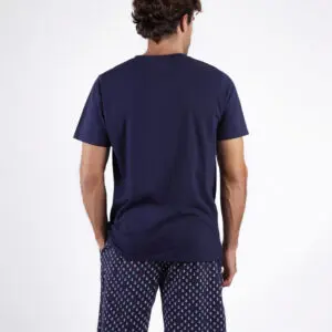 Pijama de hombre de verano de manga corta y pantalón corto de hombre. Pijamas Admas