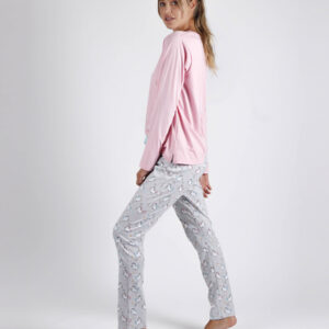 Pijama de entretiempo para mujer Mr. Wonderful de mujer con pantalón largo y manga larga