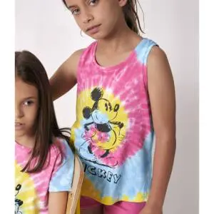 Pijama de verano para niña de tirantes y pantalón corto de la marca Disney