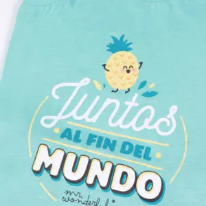 Pijama familiar de verano para niña sin mangas y pantalón corto de la marca Mr. Wonderful
