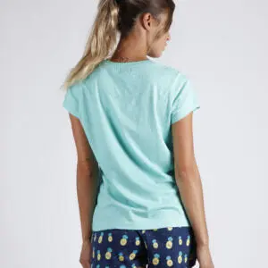 Pijama familiar de verano para mujer de manga corta y pantalón corto de la marca Mr. Wonderful