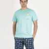 Pijama familiar de verano para hombre de manga corta y pantalón corto de la marca Mr. Wonderful