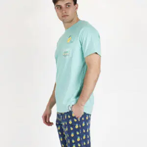 Pijama familiar de verano para hombre de manga corta y pantalón corto de la marca Mr. Wonderful