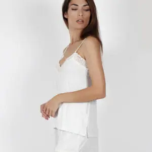 Pijama de tirantes clásico de mujer de verano