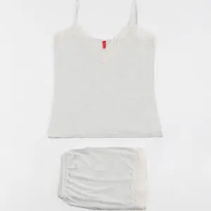 Pijama de tirantes clásico de mujer de verano