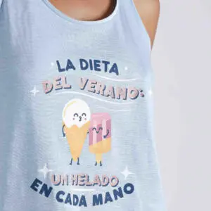 Pijama de verano para mujer de tirantes y pantalón corto de la marca Mr. Wonderful