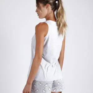 Pijama de verano para mujer de tirantes y pantalón corto de la marca Mr. Wonderful