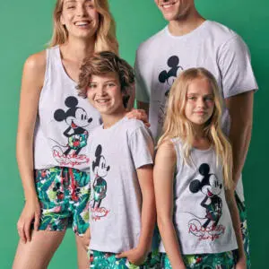 Pijama familiar de verano de la marca Disney