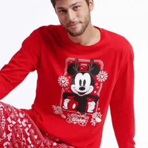 Pijamas navideño de invierno hombre Disney