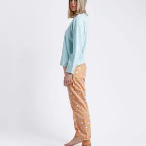 Pijama de manga larga de mujer