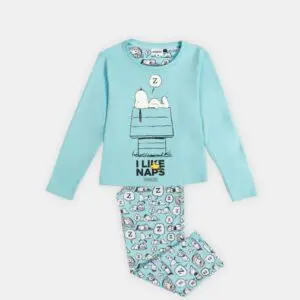 Pijama de invierno para niña Snoopy